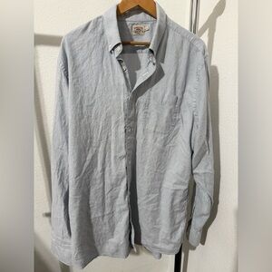 Faherty Long Sleeve Button Up Dress Shirt